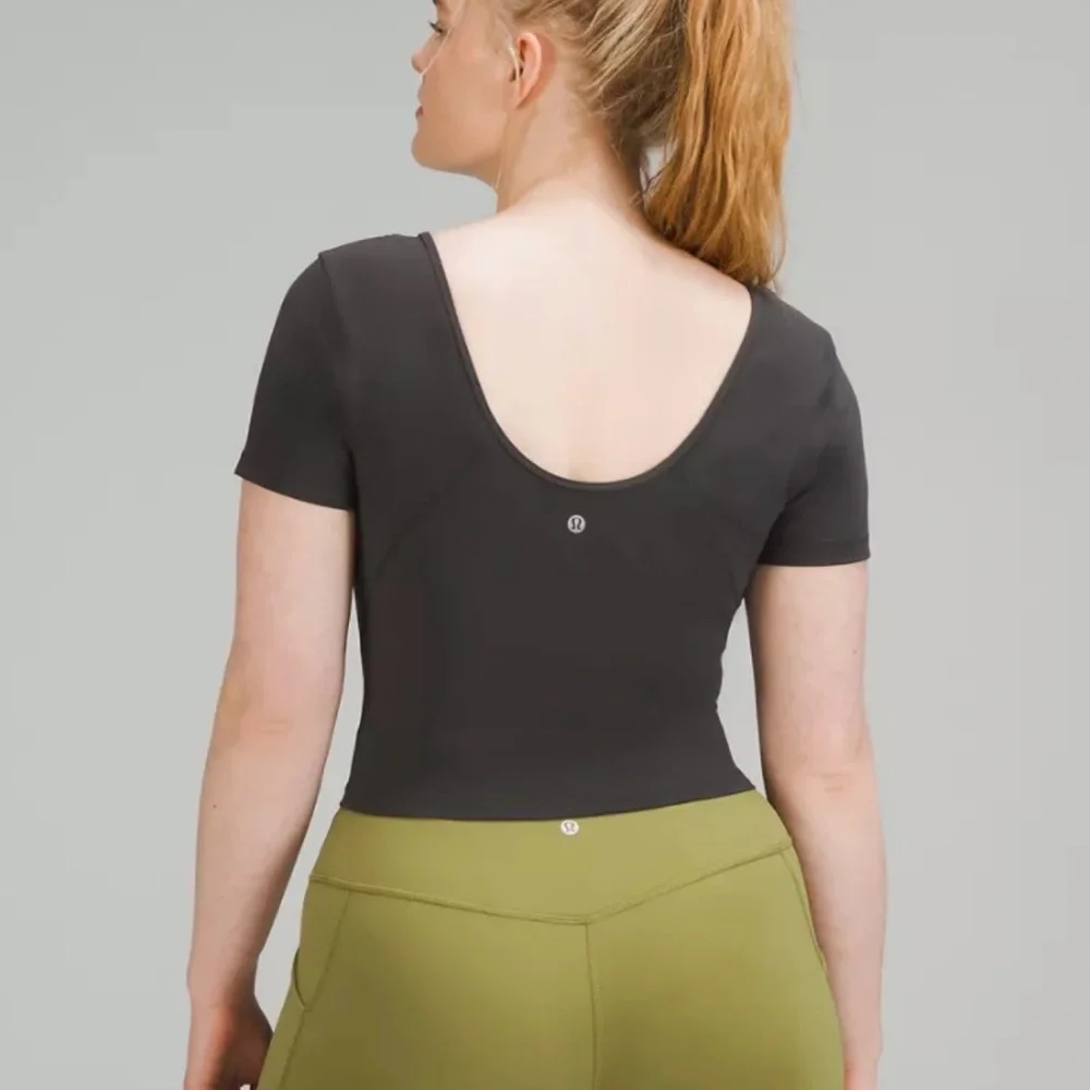 Lululemon Align T-Shirt Black Size 6 - Picture 2 of 5